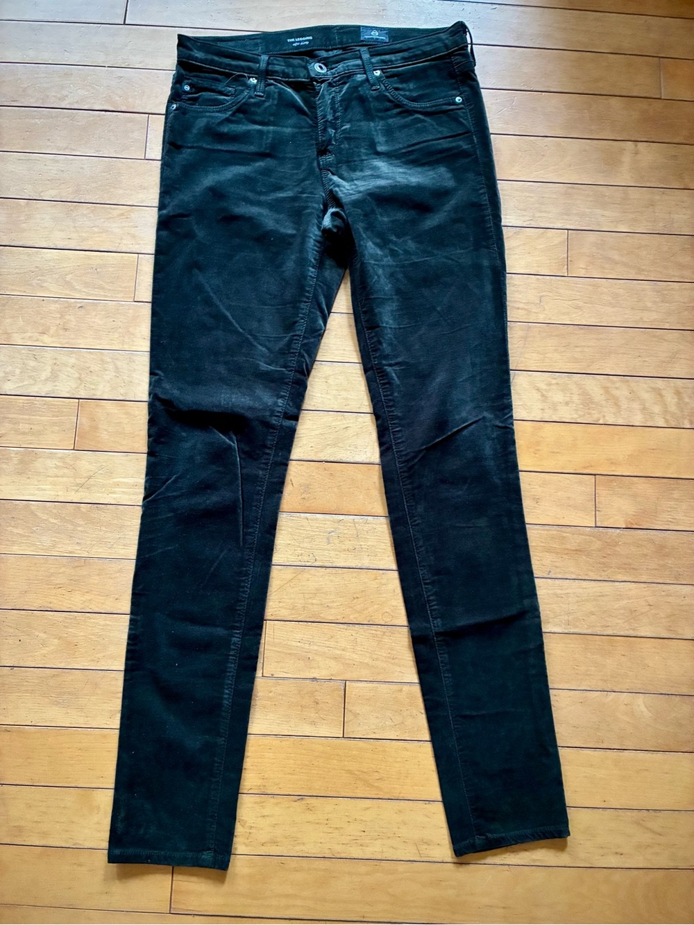 Ag Adriano Goldschmied Black Skinny Jeans - Women's Slim Fit